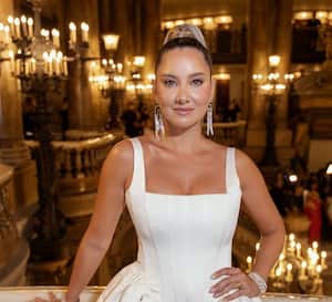 La modelo Daniela Álvarez se presentó en la semana de la Moda de París, Francia.