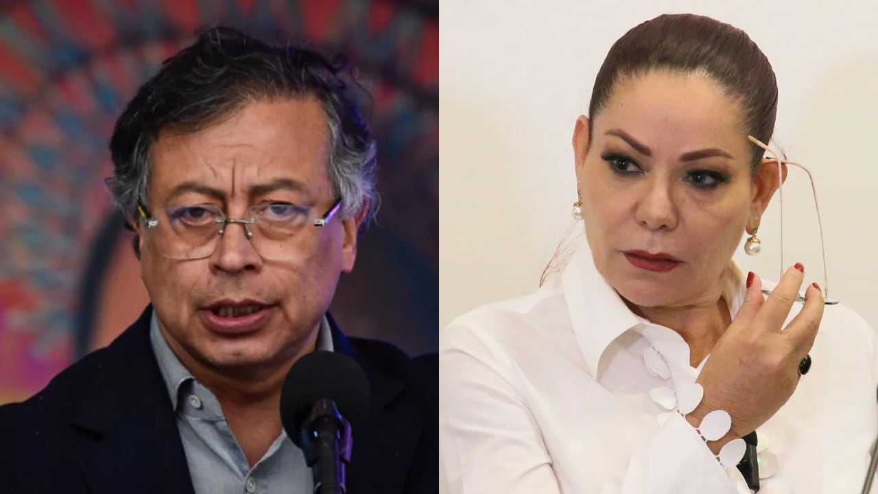 El presidente Gustavo Petro y la congresista Gloria Arizabaleta.