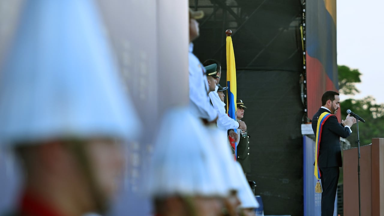Posesión presidente Abelardo De La Espriella en el Batallón Pichincha