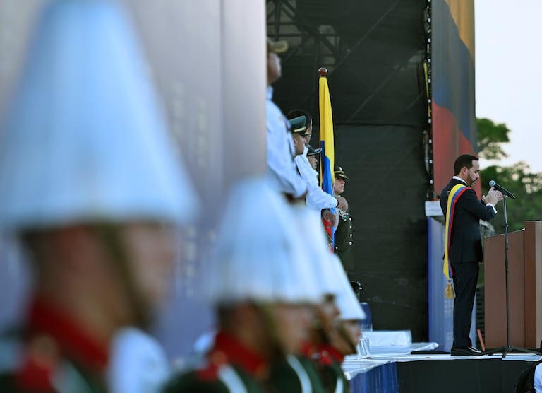 Posesión presidente Abelardo De La Espriella en el Batallón Pichincha