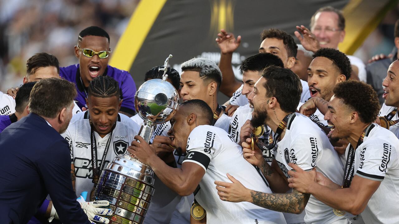 Botafogo venció a Atlético Mineiro y se consagró campeón de la Copa Libertadores.