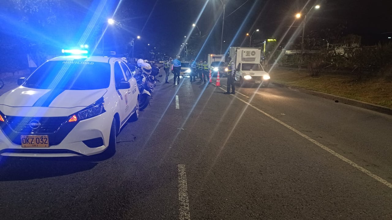 Entre los sectores priorizados por los uniformados se destacó el puesto de control instalado sobre la Calle 36 con Carrera 42B.