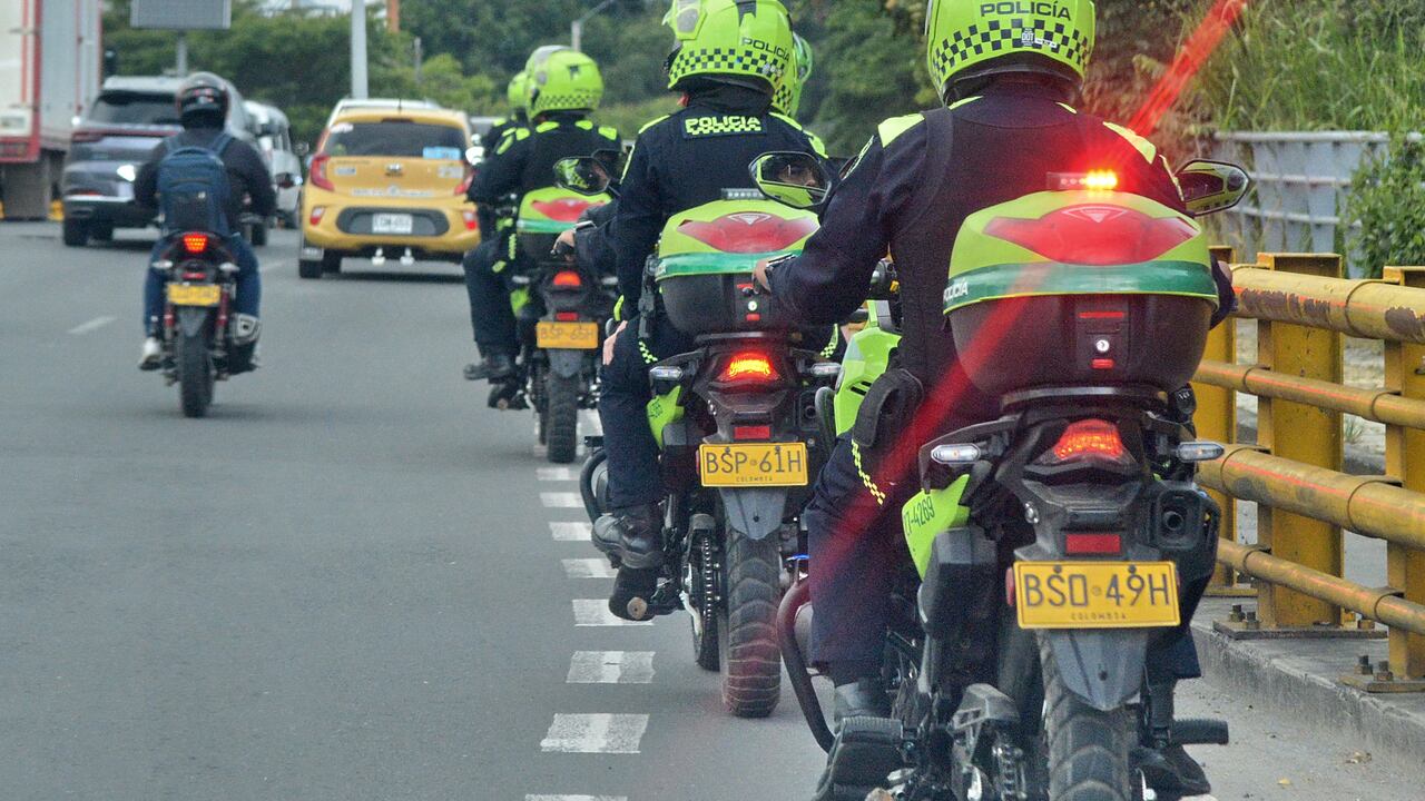 Operativos de control de la policía metropolitana en el sur de la ciudad.