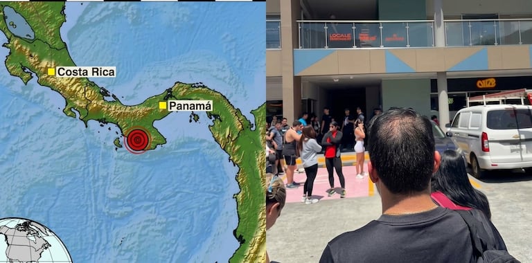 Un fuerte sismo de magnitud 7,6 sacudió territorio panameño. El epicentro del movimiento sísmico se ubicó cerca de Pitaloza Arriba