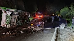 El accidente en la vía Ubaté-Zipaquirá.
