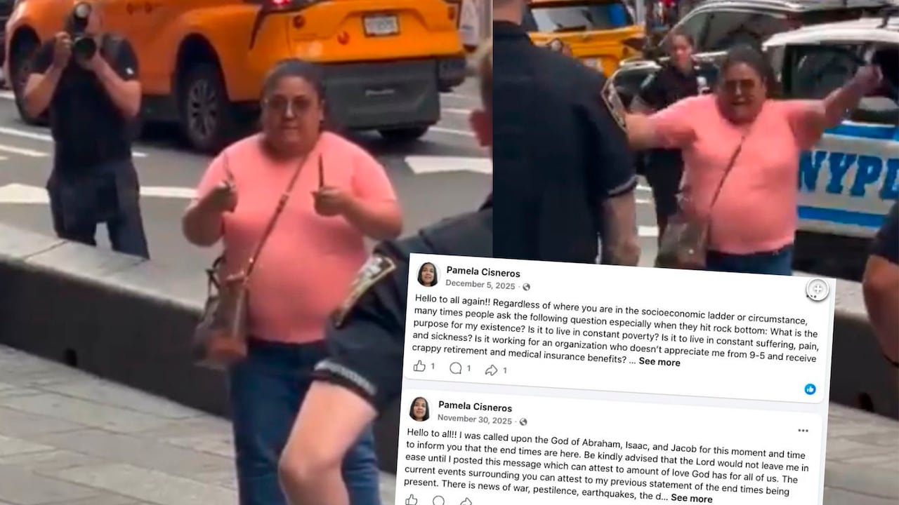 El titular es este: Voy con: Revelan mensajes impactantes de la Mujer que apuñaló a dos personas en Nueva York: “El fin de los tiempos”