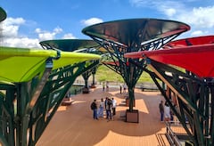 Ruta de senderismo y avistamiento. La oferta ecoturística en las cercanías del Parque Nacional Natural Farallones de Cali se fortalece con proyectos de señalización participativa.