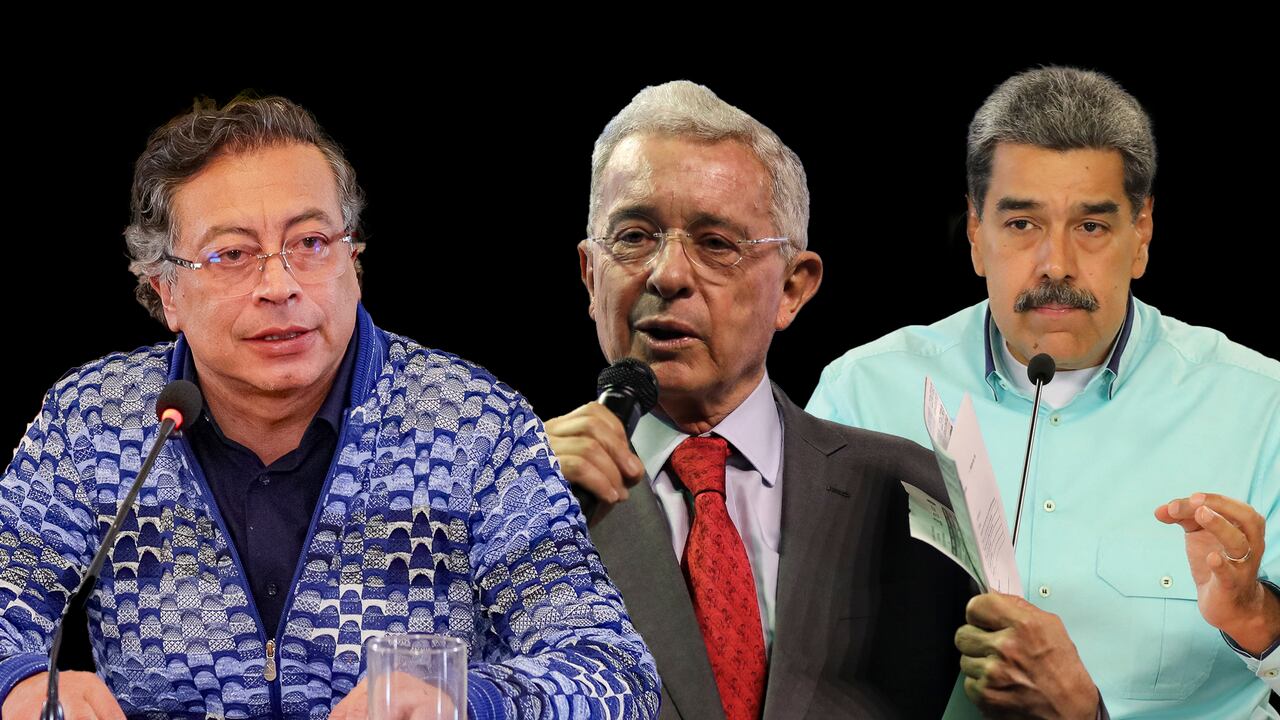 Gustavo Petro, Alvaro Uribe, Nicolas Maduro