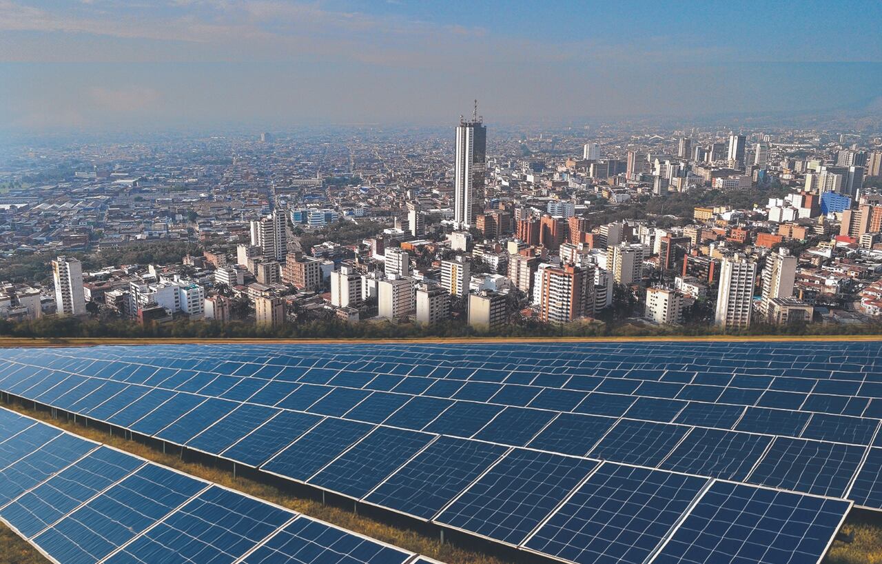 Sin energía competitiva no hay historia para el país. Por tal razón se requieren adecuar granjas solares a escala, biomasa de caña y proyectos de hidrógeno verde para la industria y el transporte.
foto: archivo - imagen IA copilot / montaje El País