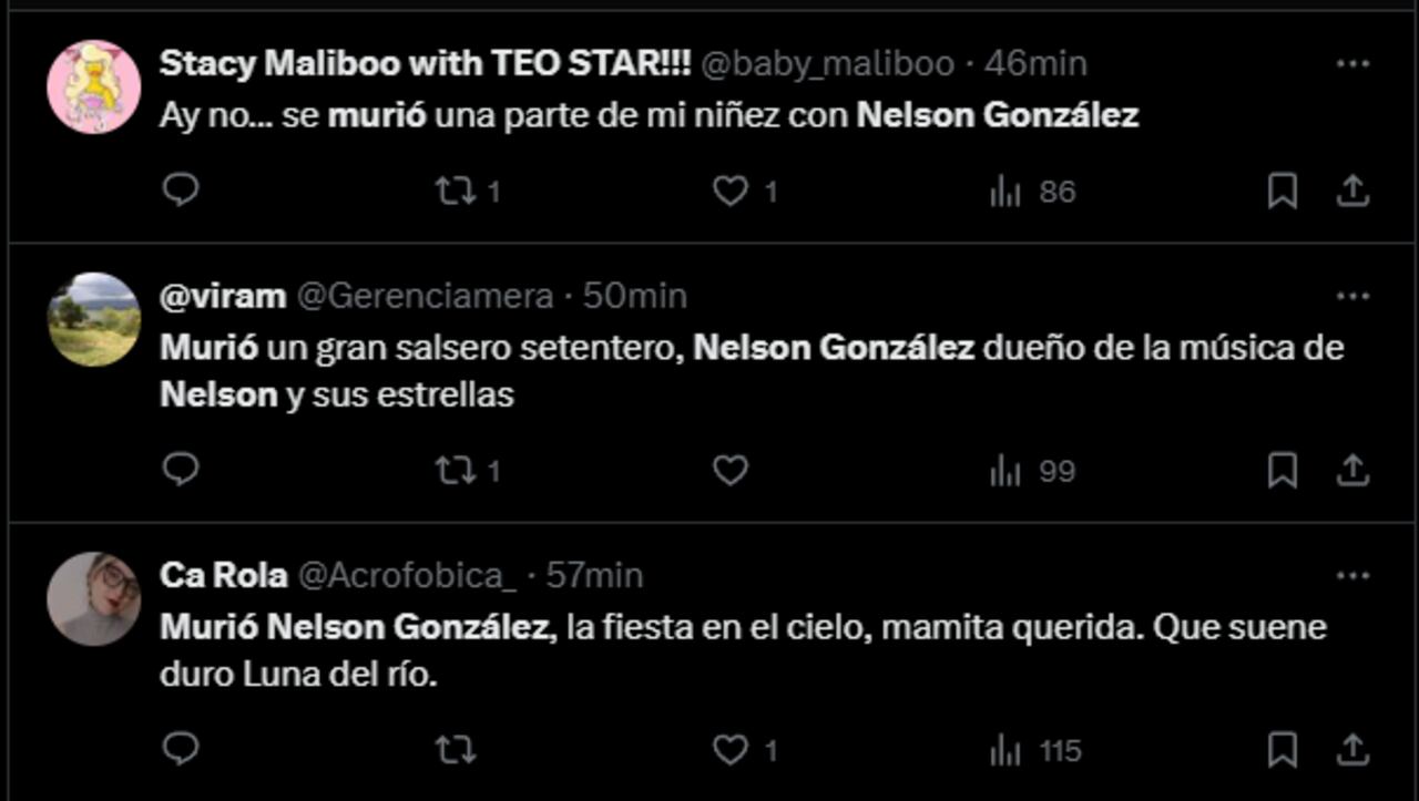 Redes despiden con nostalgia al maestro Nelson González