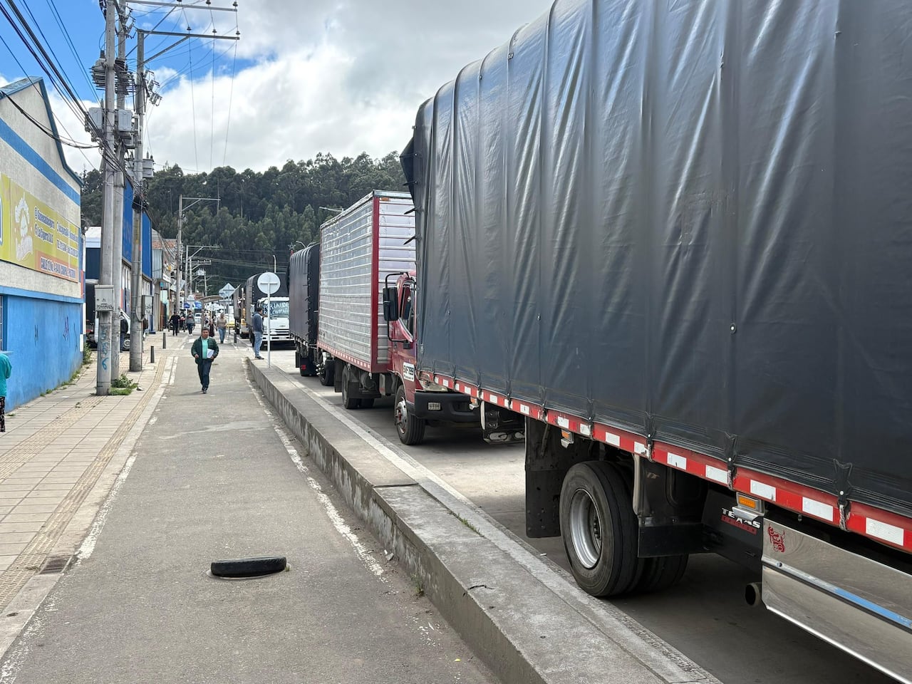 La protesta se adelanta este martes 30 de diciembre por las principales vías de Pasto.