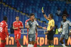 Imagen del partido de la segunda fecha del Grupo A de los cuadrangulares semifinales Liga Colombiana 2025, entre América de Cali y Junior de Barranquilla.