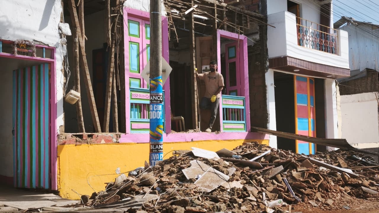 Terremoto en el Valle del Cauca afectaciones en el municipio del Cairo norte del Valle