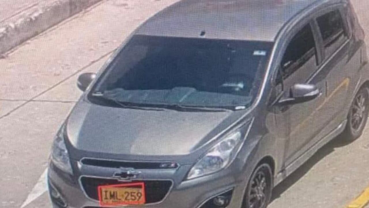 Vehículo desde donde se habría cometido el homicidio.