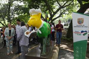 La capital del Valle del Cauca recibió a ‘Ingrid’, la Gata Pandebonera.