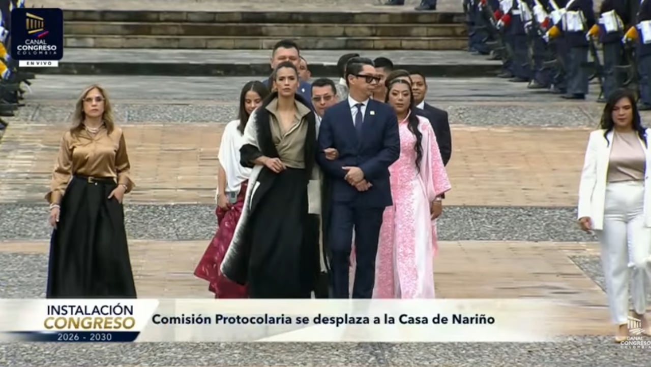 Comisión Protocolaria se desplazó a la Casa de Nariño.