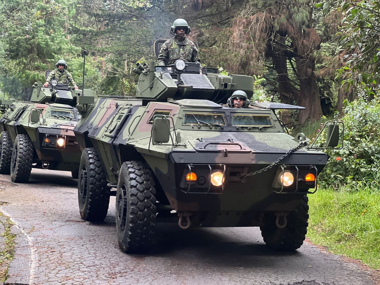 Patrullajes del Ejército Nacional de Colombia.