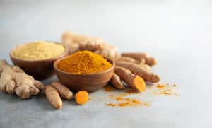 cúrcuma y jengibre