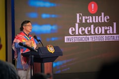 El entonces presidente de Colombia, Gustavo Petro, el 3 de agosto de 2026 en la Casa de Nariño, en Bogotá
