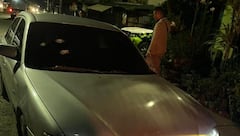 En este vehículo se movilizaba las víctimas al momento del ataque armado, registrado al norte de la ciudad de Popayán.