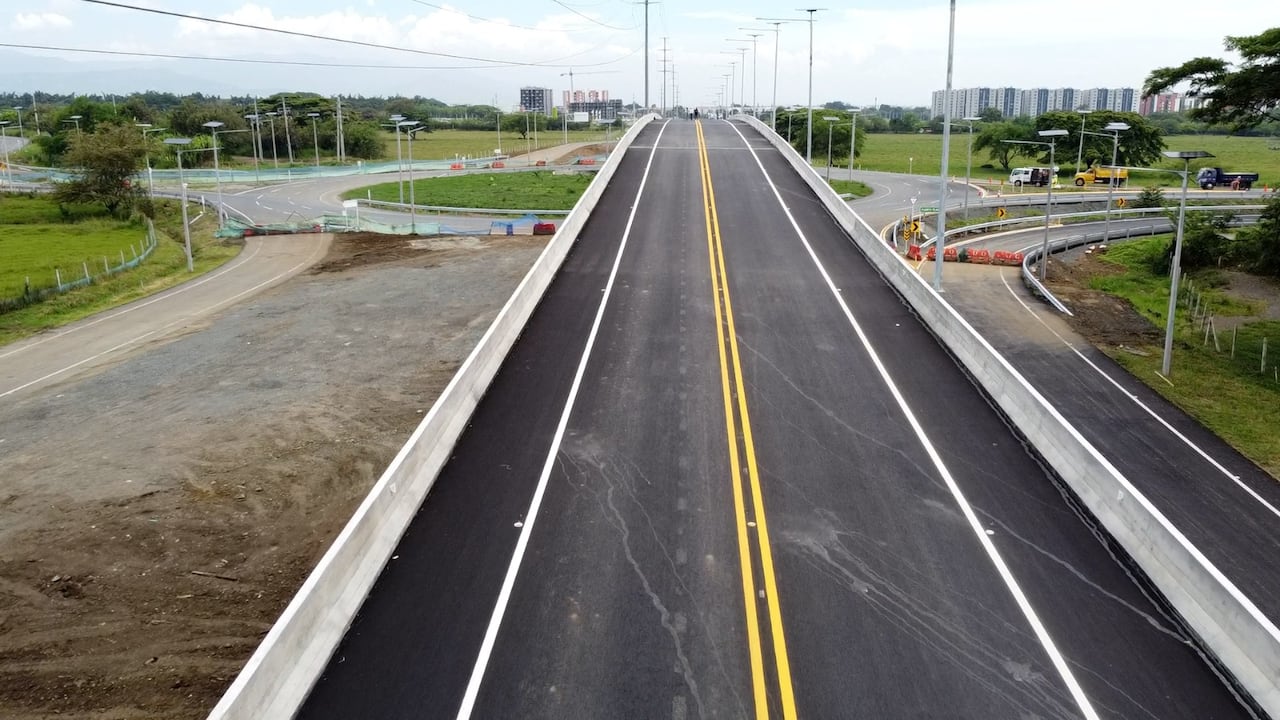 El nuevo corredor vial tiene una extensión de 15,6 kilómetros y conecta la avenida Ciudad de Cali con el sector de Bonanza, en Jamundí.