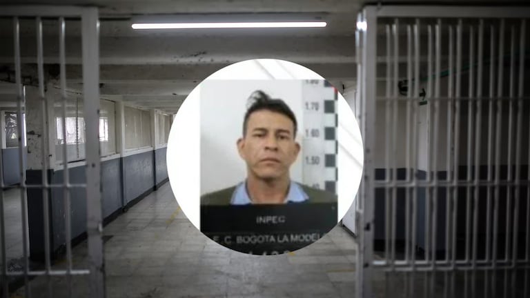 Imagen referencia de la cárcel La Modelo y el señalado sujeto de cometer el crimen.