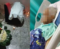 Los familiares y habitantes de la vereda Santa Bárbara contaron cómo el abuelo Jairo Ortiz Fernández es velado sobre una poltrona porque su esposa no tiene como costear servicios funerarios. El adulto mayor falleció tras padecer cáncer.