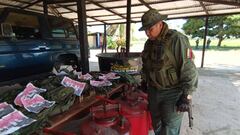 Fuerza Armada venezolana anunció la destrucción de dos campamentos del ELN, en medio de tensiones en el Caribe.