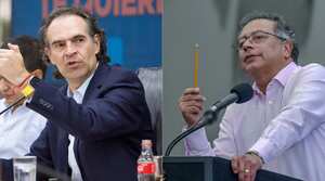 Federico Gutiérrez y Gustavo Petro.