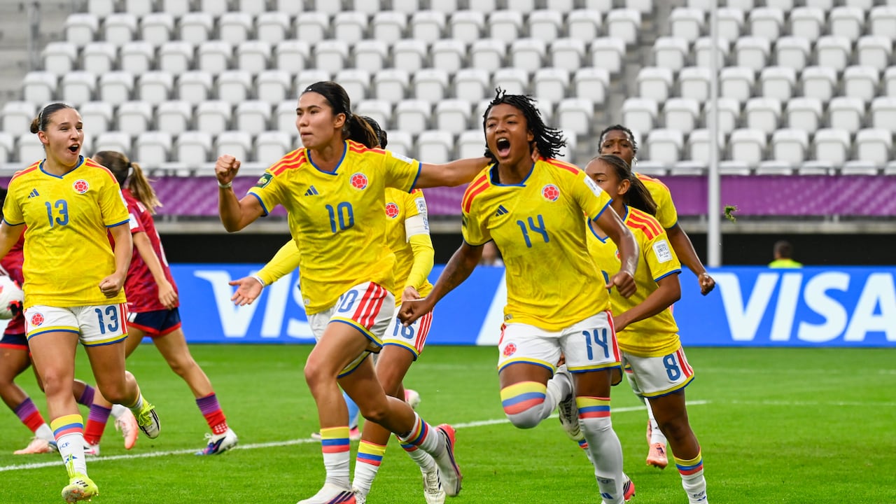 Imagen del partido entre Colombia y Costa Rica por la fecha 1 del Grupo E del Mundial Femenino Sub-20 2026.