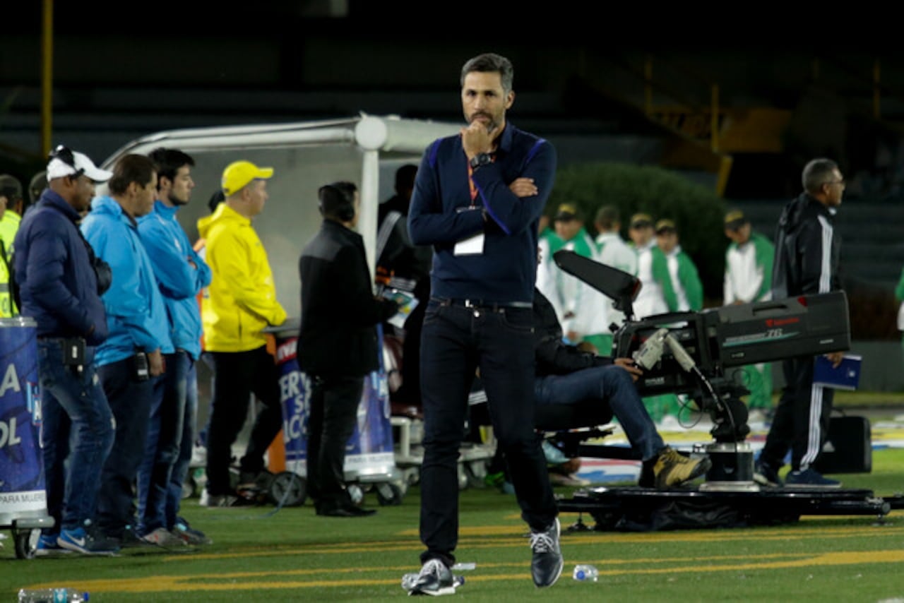 Mario Alberto Yepes mientras fue entrenador del Deportivo Cali
