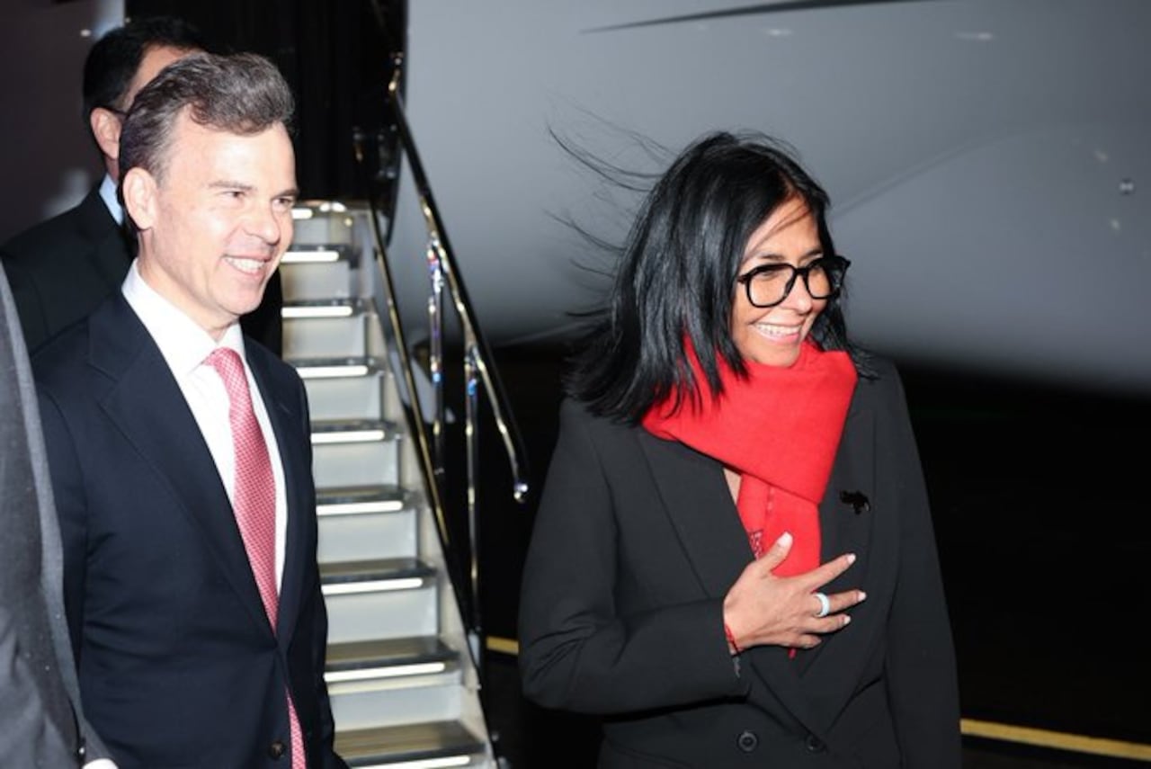 Delcy Rodríguez fue a Nueva York, Estados Unidos.