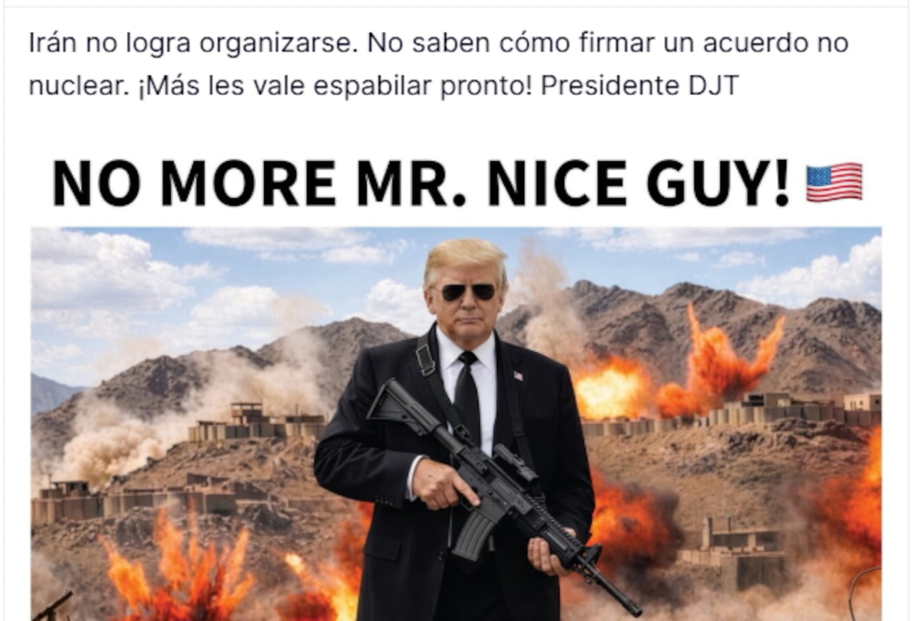 Donald Trump y su mensaje en Truth Social