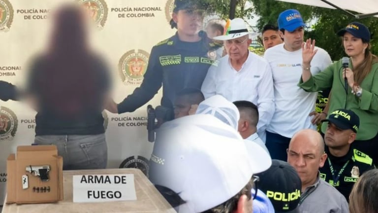 Investigan presencia de mujer armada en evento de Paloma Valencia en Tolima.