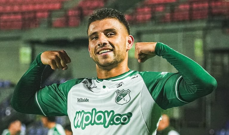 Steven 'Titi' Rodríguez fue el encargado de marcar el primer gol del partido entre Cali y Pasto por la fecha 4 de la Liga II-2026.