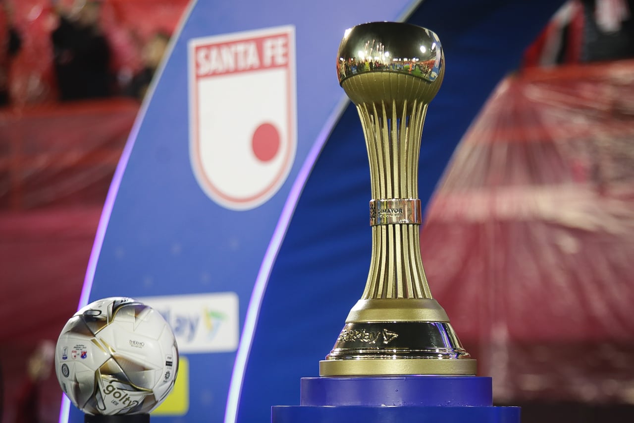 Bogotá. Junio 24 de 2025. Independiente Santa Fe enfrenta a Independiente Medellín, por encuentro válido de la Liga BetPlay I 2025 de final de ida, en el Estadio Nemesio Camacho El Campín. (Colprensa - Cristian Bayona).