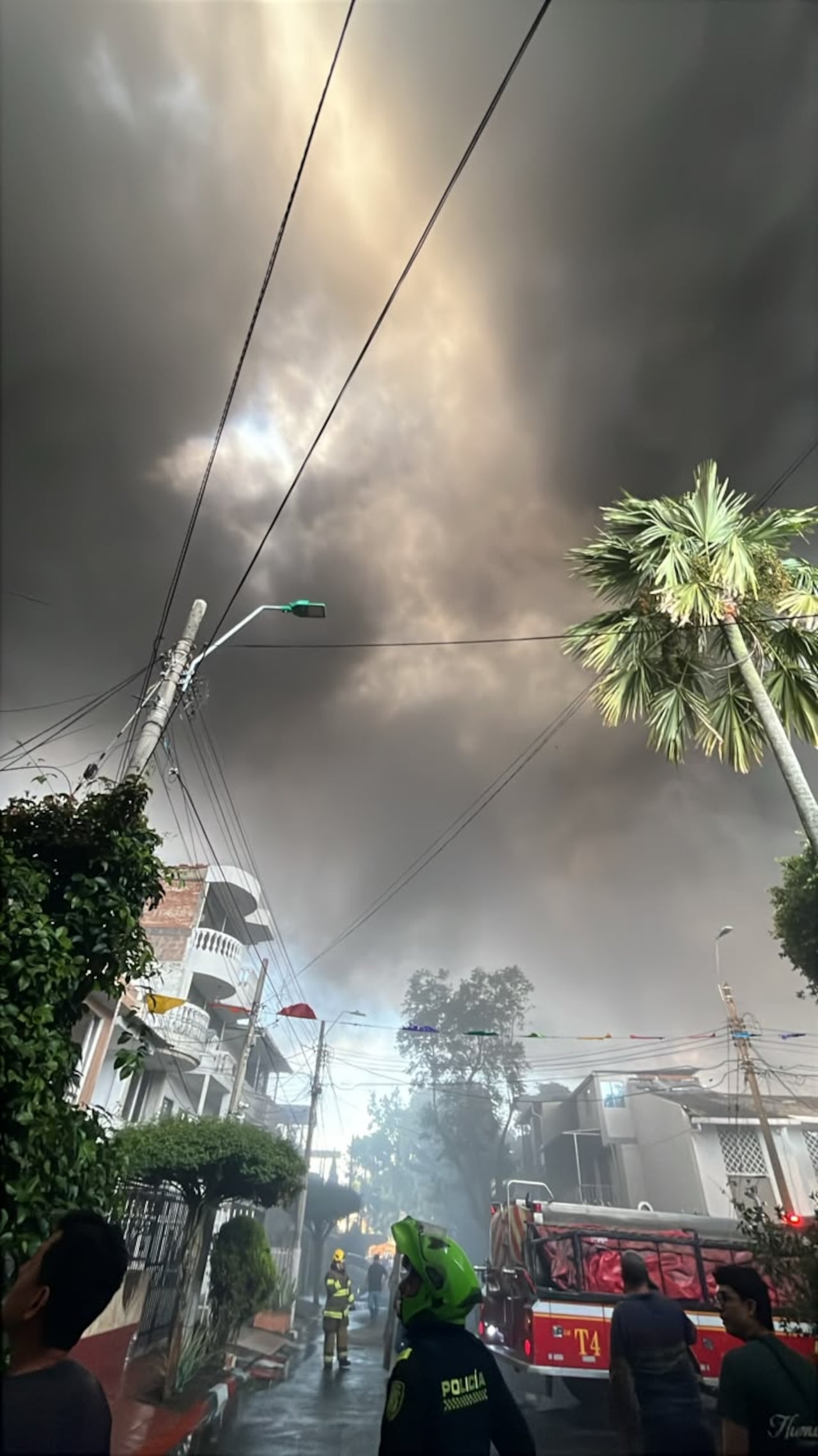 Incendio en Cali