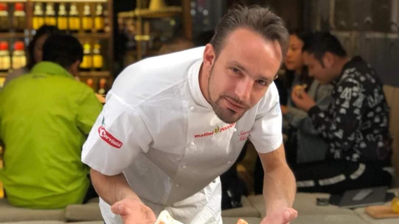 Chef italiano Saverio Miranda