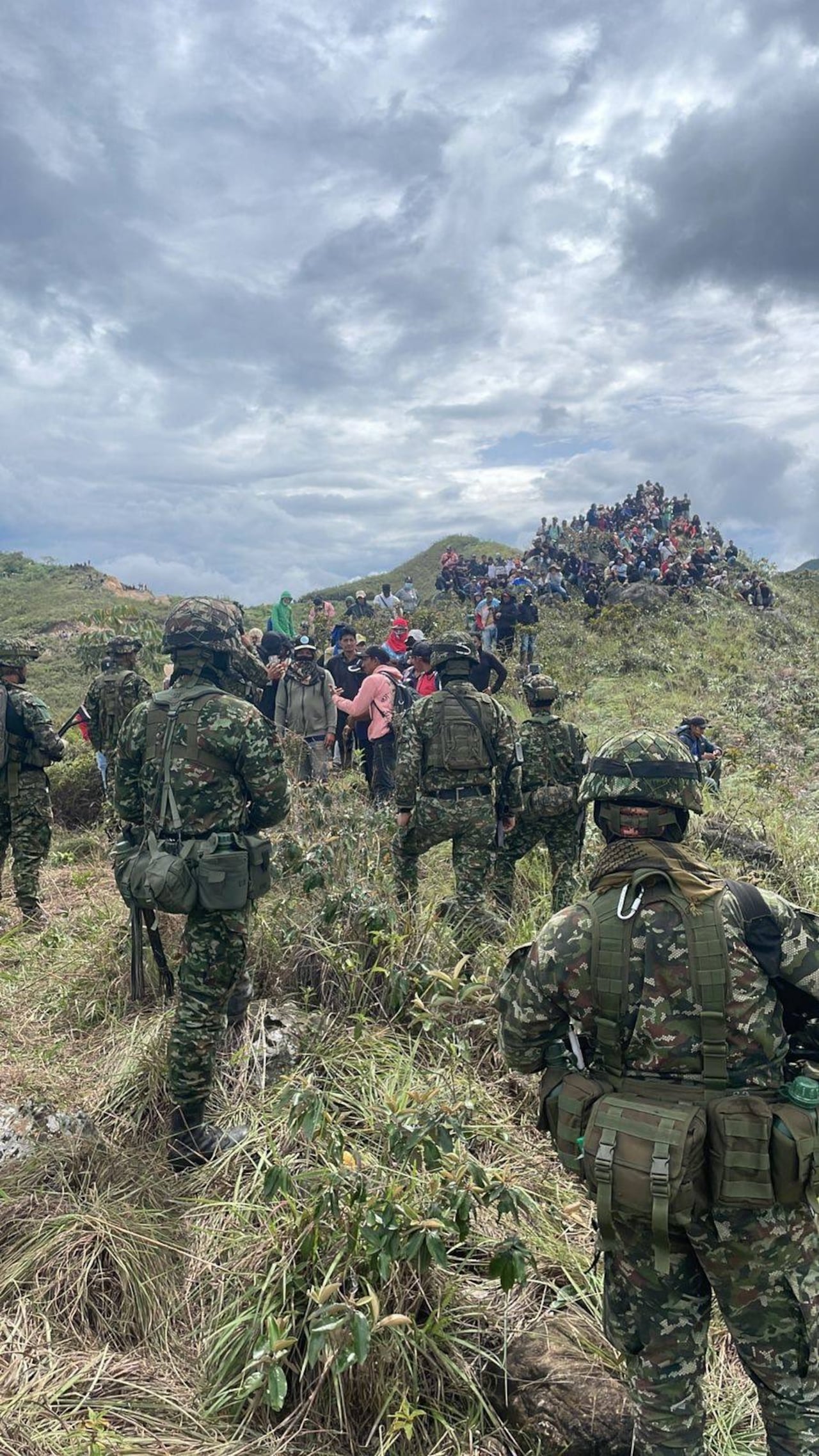 El Ejército Nacional de Colombia rechazó este tipo de acciones que alteran el orden público.