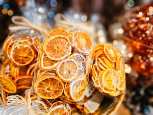 Popurrí con cáscaras de naranja