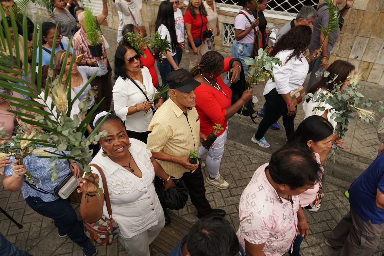 Domingo de Ramos en la Iglesia La Ermita en Cali. 29 de marzo de 2026. Fotos: Jorge Orozco.