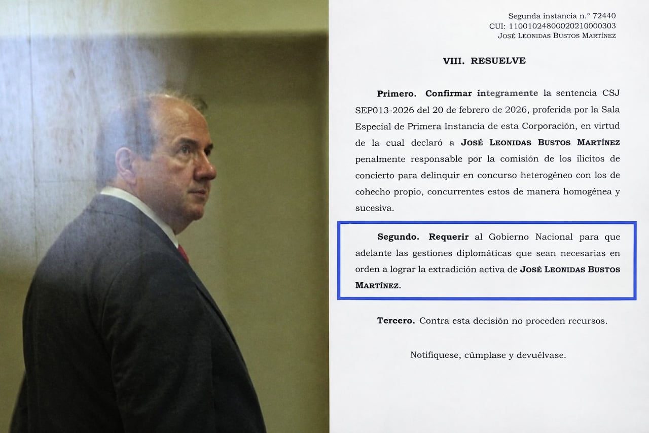 La condena contra el exmagistrado Leonidas Bustos, por el Cartel de la Toga, fue ratificada por la Corte Suprema de Justicia.