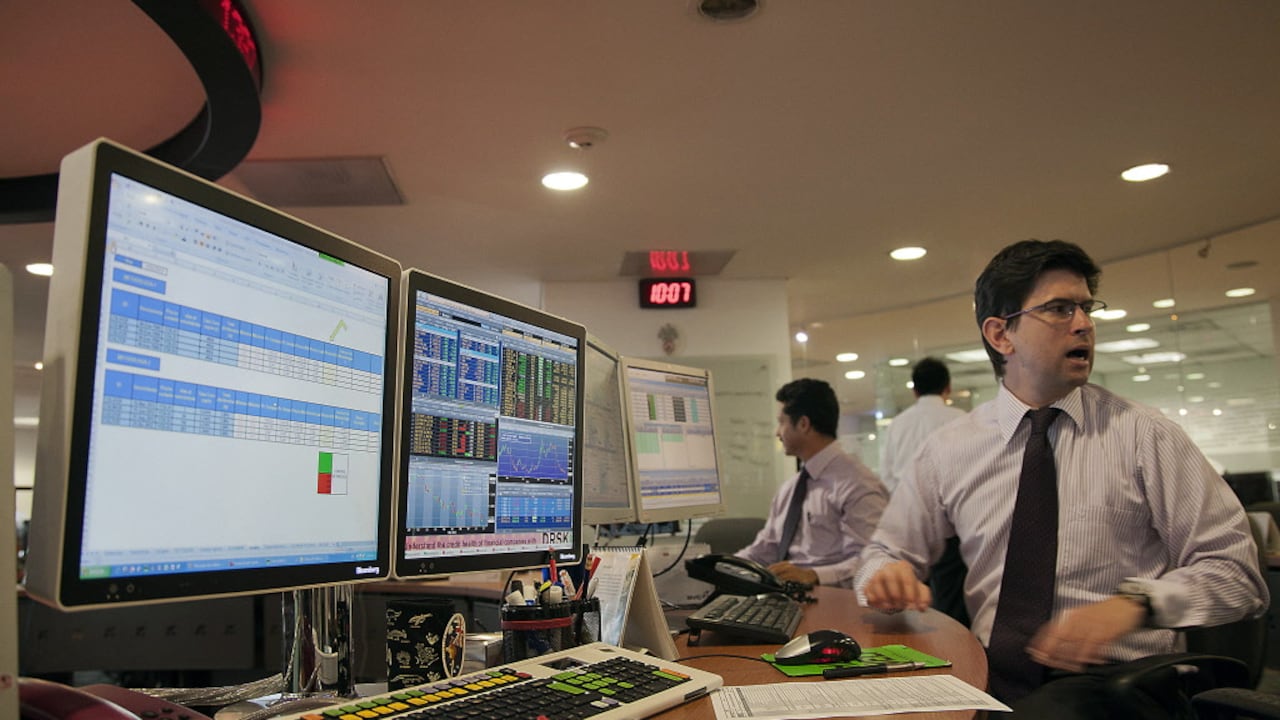 Cotización del dólar en la Bolsa de Valores de Colombia.