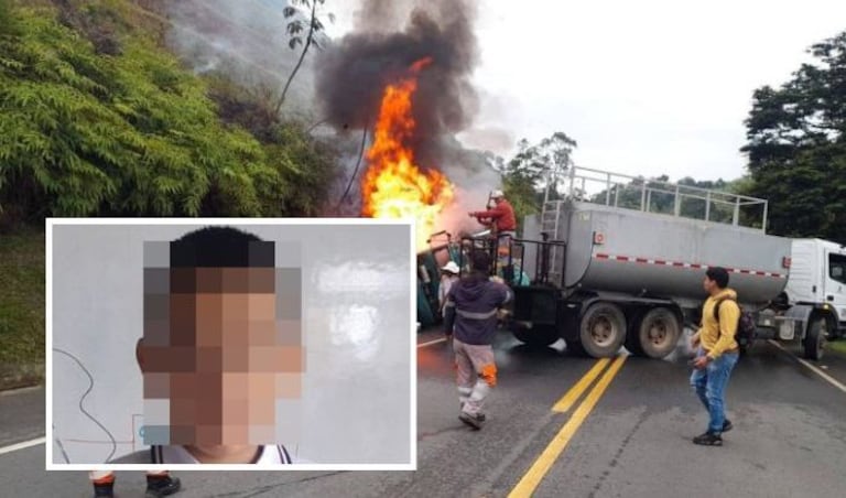 El menor Diego Fernando Arias Gironza, de 10 años de edad, es una de las víctimas fatales del trágico accidente de tránsito ocurrido en el sector del corregimiento de Pescador, Caldono, sobre la vía Popayán–Cali.