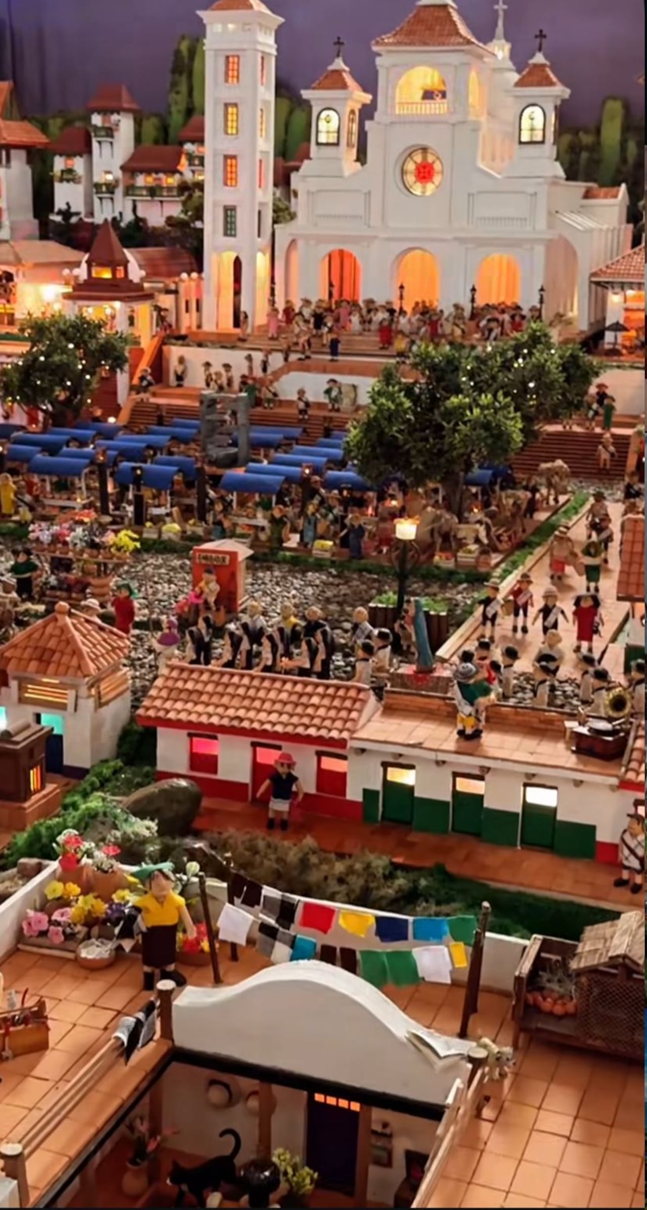 Este es uno de los pesebres más famosos en Colombia.