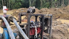 La operación interinstitucional permitió afectar en más de 536 millones de pesos al destruir la infraestructura empleada para la explotación ilícita de yacimientos mineros en el municipio de Orito.