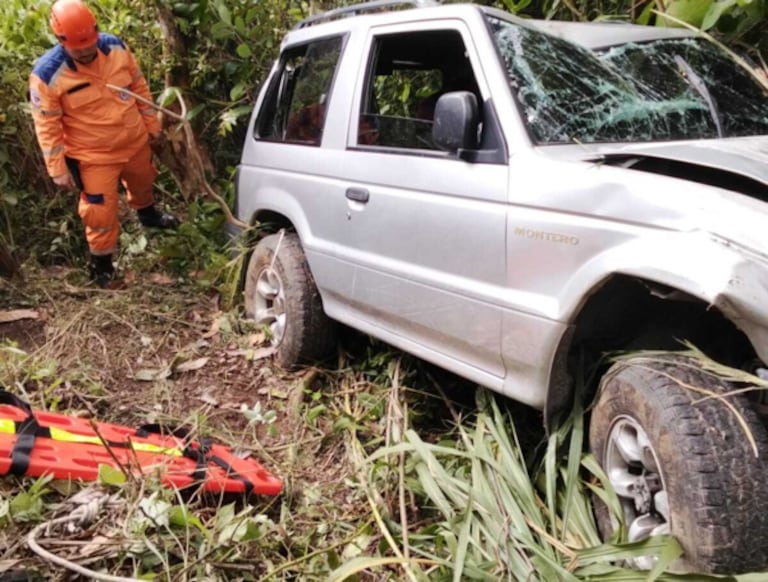 Camioneta cayó a abismo en el Cañón del Chicamocha