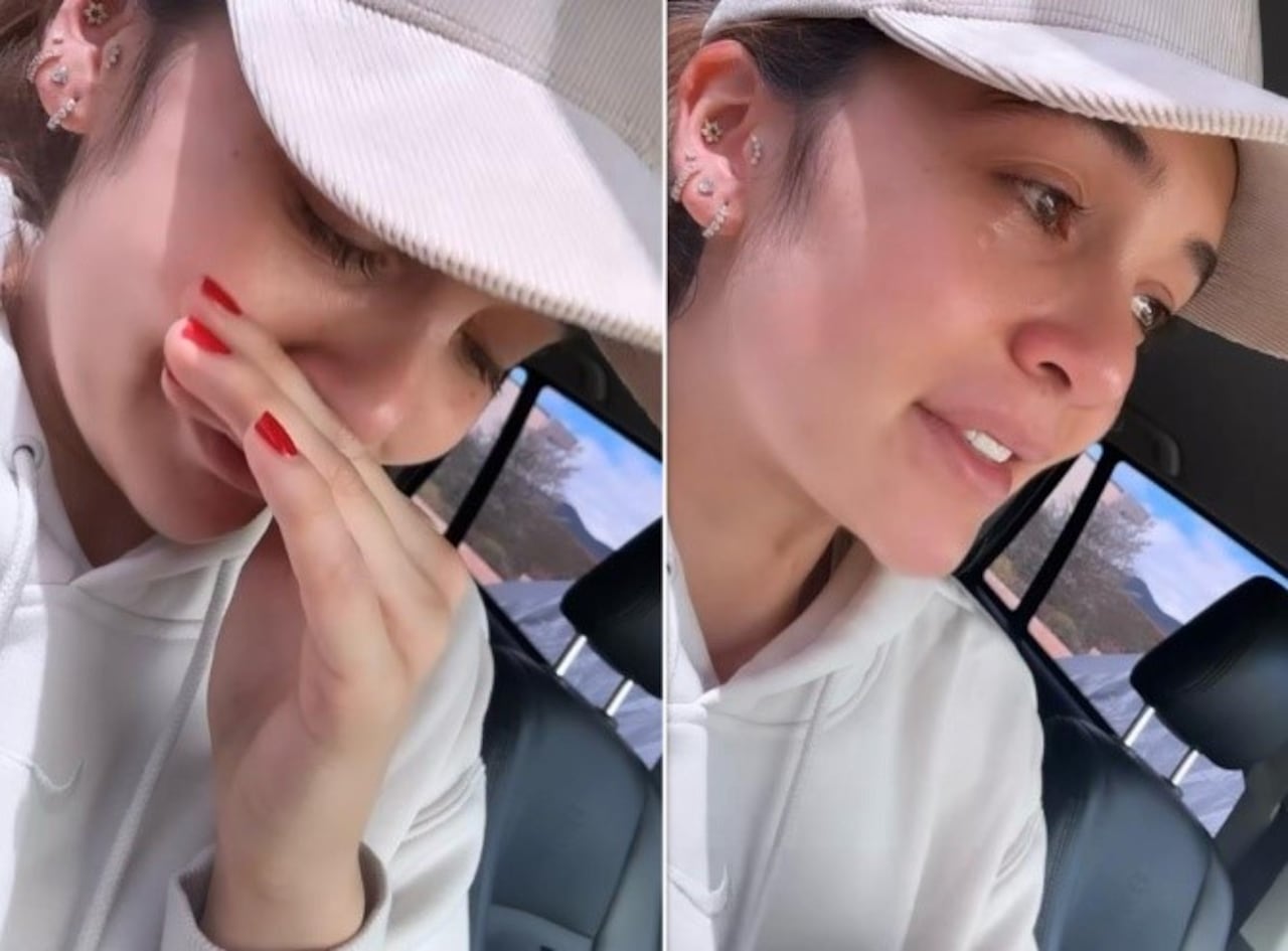 Lina Tejeiro rompió en llanto