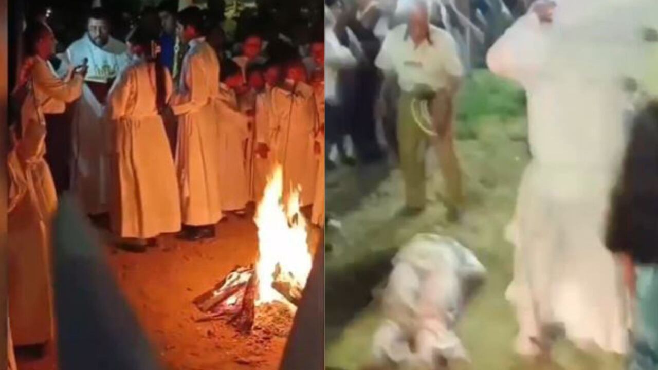 En la tragedia ocurrió un siniestro con el cableado de alta tensión eléctrica que pasa por la zona.