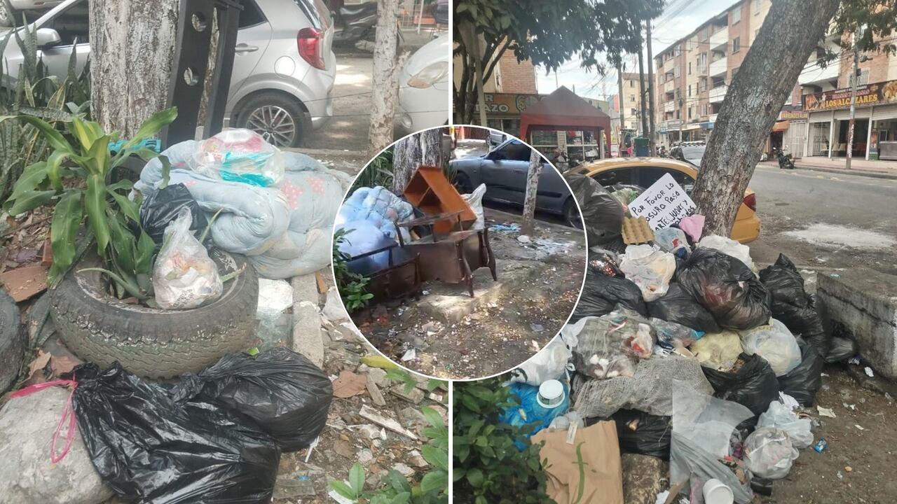 El punto de la Calle 70C1 #1A4-52, del barrio Los Alcázares, es foco de contaminación.